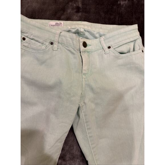 GAP Always Skinny Women's Stretch Denim Jeans Mint Green Size 26/2 - Picture 6 of 16